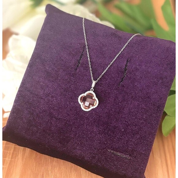 925 Sterling Silver Turkish Zultanite Necklace Jewelry for Women, NEW - Picture 3 of 6